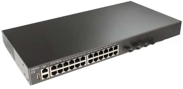 фото Коммутатор управляемый OSNOVO SW-24G4X-L3ST в Волгограде