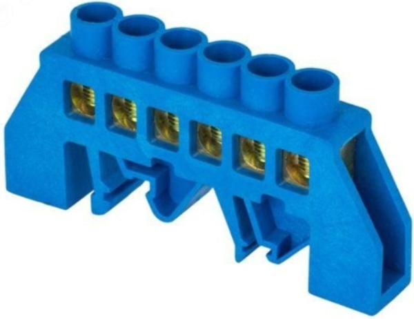 Изображение товара Шина электромонтажная EKF sn0-125-6-dn-r для нулевых и заземляющих соединений