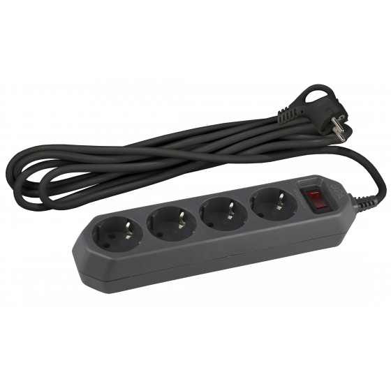 

Сетевой фильтр ЭРА Б0019740 USF-M-4es-1.5m-B черный начал. защита, с/з, с выкл, 4гн, 1,5м, ПВС, 10А, Б0019740