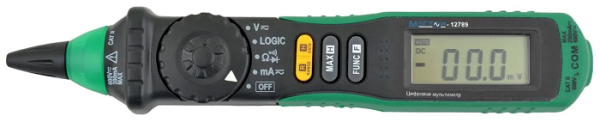 Изображение товара Мультиметр МЕГЕОН 12789 многофункциональный измерительный прибор с подсветкой