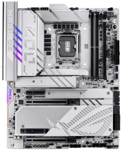 

Материнская плата ATX ASUS ROG MAXIMUS Z890 APEX (LGA1851, Z890, 2*DDR5, 4*SATA, 6*M.2, 8*USB 3.2, USB Type-C, 2*PCIe x16, 2*PCIe x4, 2*Thunderbolt 4), ROG MAXIMUS Z890 APEX