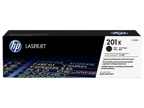 

Картридж HP 201X CF400X черный для HP CLJ Pro M252, M277 (2800стр.), 201X