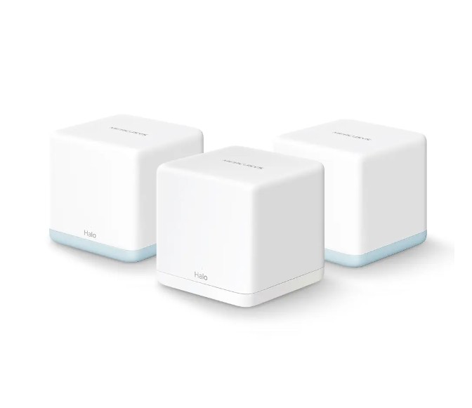 

Маршрутизатор Mercusys Halo H32G(3-pack) Wi-Fi система AC1200, до 300 Мбит/с на 2,4 ГГц + до 867 Мбит/с на 5 ГГц, комплект 3 шт, Halo H32G(3-pack)