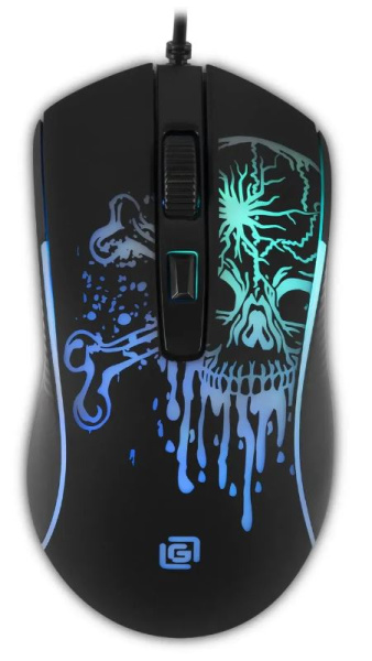 Изображение товара Оптическая мышь Oklick 702G с многоцветной подсветкой и функцией переключения dpi