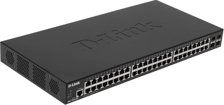 

Коммутатор управляемый D-link DGS-1250-52X/RU/A1A 48x10/100/1000Base-T, 4x10GBase-X SFP+, L3, DGS-1250-52X/RU/A1A