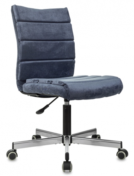 

Кресло офисное Бюрократ CH-320M/LT27 синее Light-27 крестов. металл, CH-320M/LT27