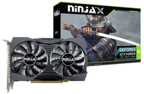 Изображение товара Видеокарта Sinotex GeForce GTX 1050 Ti Ninja NF105TI45F для игр и работы