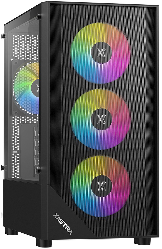 

Корпус mATX Xastra A401M 4FRGB без БП, 2*USB 2.0, USB 3.0, A401M 4FRGB