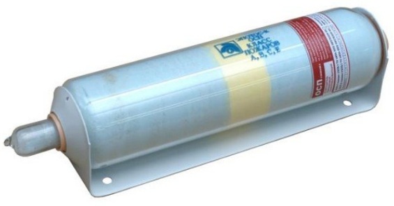 Модуль Эпотос ОСП-1 мини порошкового пожаротушения самосрабатывающий, t-сраб. 100°С, V-защ. ≤3 м³, инерционность срабатывания 80 с, УХЛ2.1, t-раб.-50.