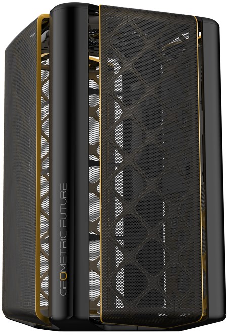 

Корпус mATX Geometric Future Model 2 The Ark Black 1AM2AKBK00101 без БП, черный, 3*USB 3.0, audio, Model 2 The Ark Black