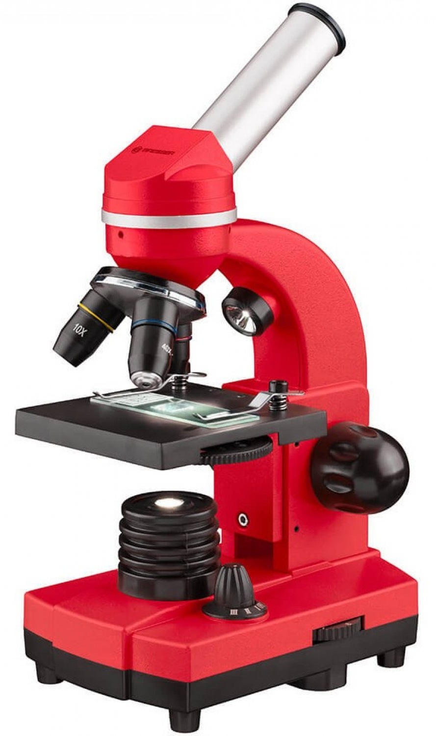 

Микроскоп Bresser Junior Biolux SEL 74320 Bresser 40–1600x, красный, Junior Biolux SEL