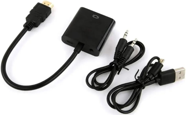 Изображение товара Переходник HDMI на VGA с аудио и USB для подключения устройств