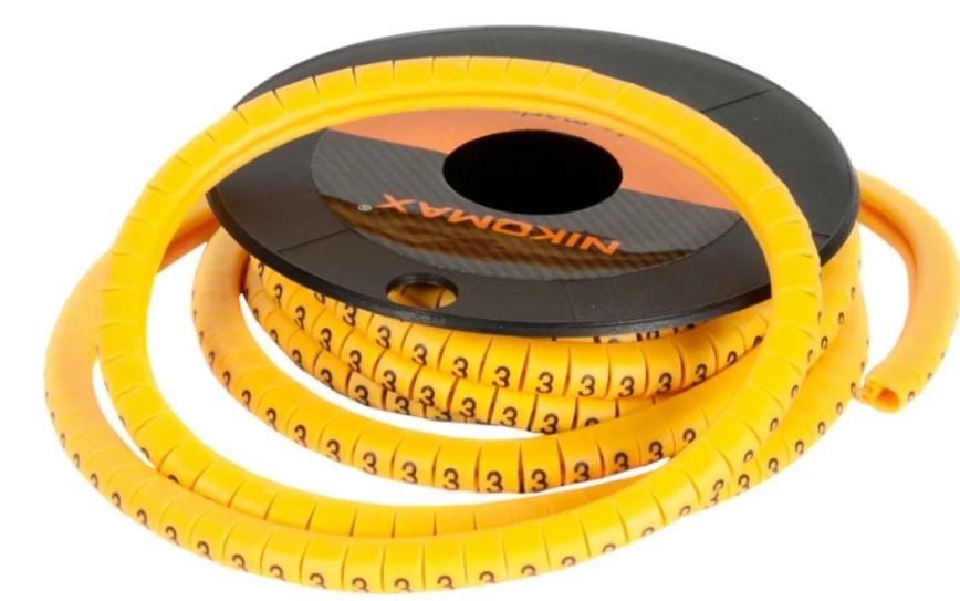 

Маркер на кабель NIKOMAX NMC-CMR-2-YL-500 трубчатый, эластичный, под кабели 3,6-7,4мм, цифра "2", желтый, уп-ка 500шт., NMC-CMR-2-YL-500
