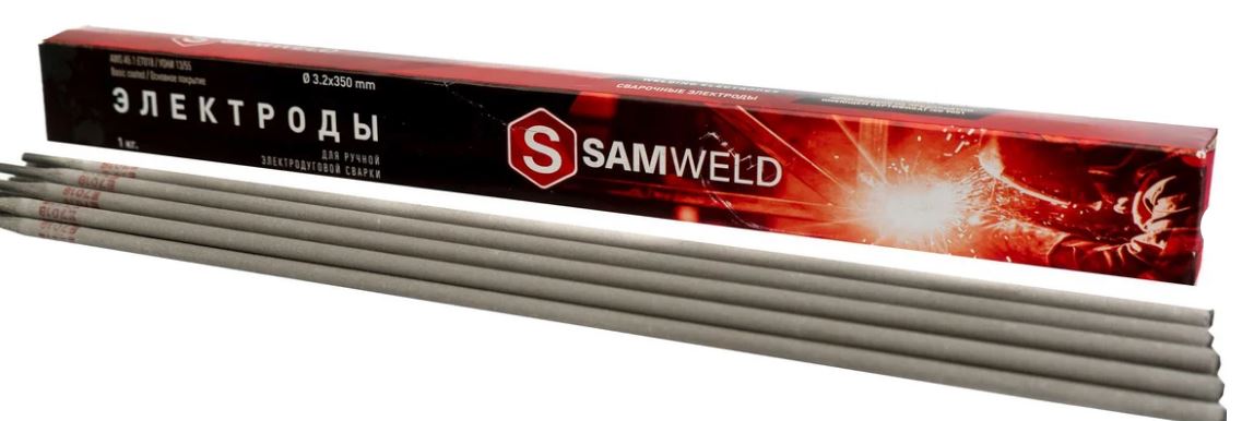 

Электрод ООО САМ SAMC-0961322000 3.2 мм сварочные E7018 УОНИ-13/55 НАКС упаковка 20 кг (4х5 кг), SAMC-0961322000