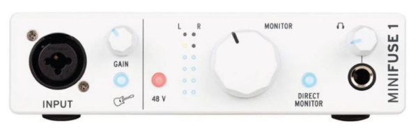 фото Аудиоинтерфейс  Arturia MiniFuse 1 White в Перми