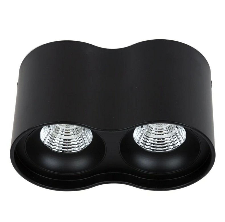 

Светильник Gauss HD033 LED накладной 24W (черный/черный) 3000K 180x100*100мм 1600 лм, HD033