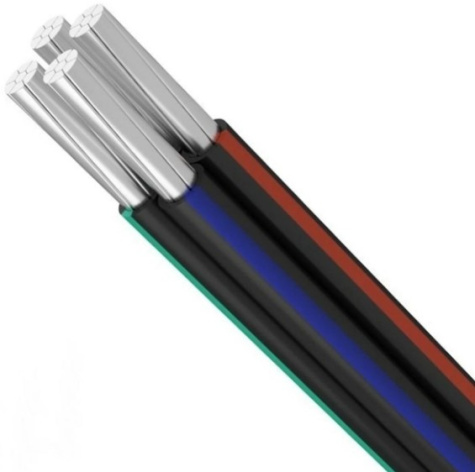 Изображение товара Провод iTOK СИП-4 4х35 алюминиевый изолированный для воздушных линий