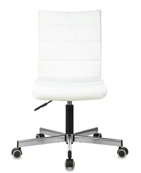 Изображение товара Кресло офисное Белое Бюрократ CH-320M/WHITE для оператора с регулировкой высоты