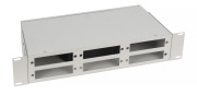 фото Кросс оптический стоечный Cabeus FO-CS-19-6FP-GY
