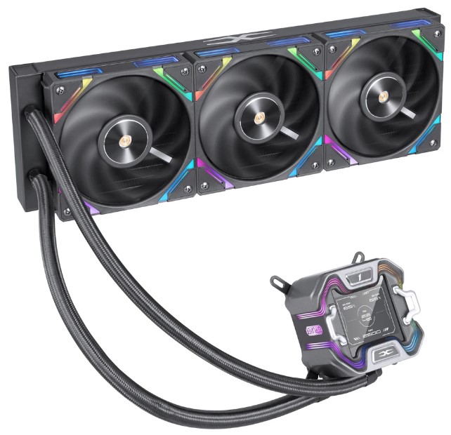 

Система охлаждения жидкостная 1STPLAYER X-360 Black (3*120mm,), X-360 Black