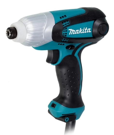 Изображение товара Шуруповерт Makita TD0101F с ударным механизмом и комфортной рукояткой