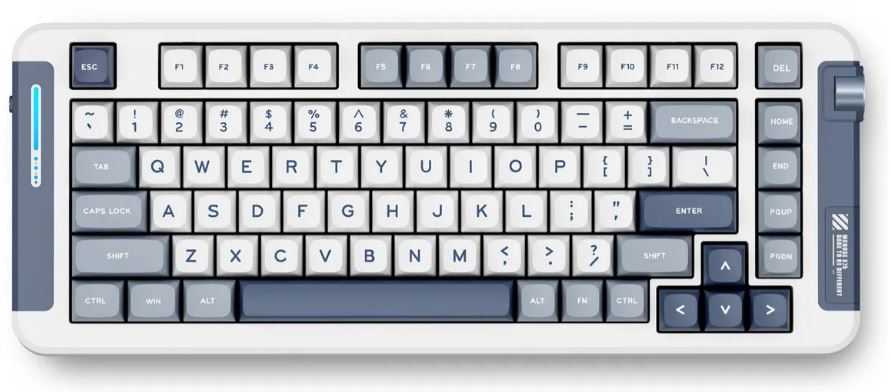 

Клавиатура Wireless MCHOSE X75 темно-синий, Icy Creamsicle Switch, английская раскладка, X75