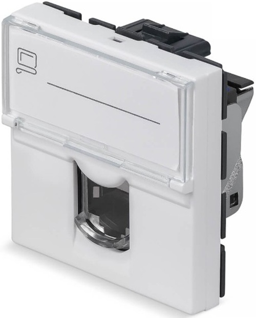 

Модуль Keystone RJ45 FTP Cabeus KJ-RJ45-Cat.6-SH-180T-FP-L-45 RJ-45(8P8C), 180 градусов, категория 6, экранированная, безинструментный монтаж, вставка, KJ-RJ45-Cat.6-SH-180T-FP-L-45