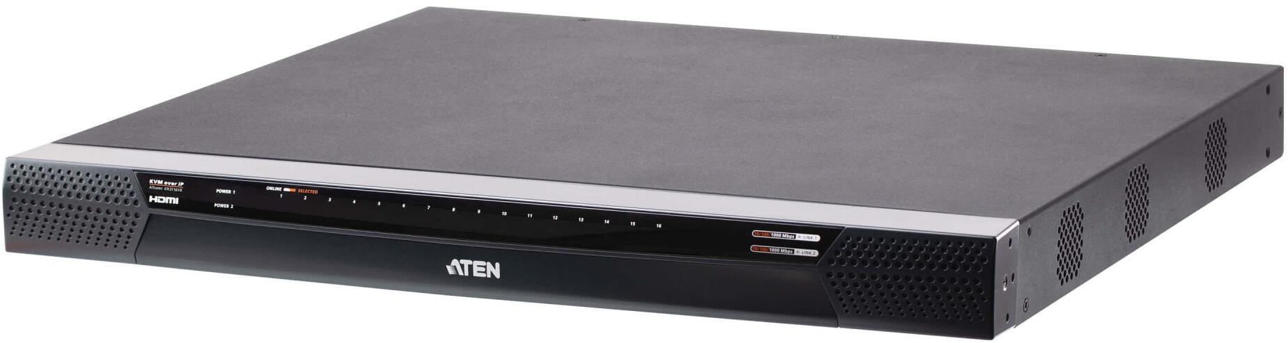 

Переключатель KVM Aten KN2116VB-AX-G 16-портовый многоинтерфейсный с доступом по IP и поддержкой 1-локального/2-удаленных сеансов совместного доступа, KN2116VB-AX-G