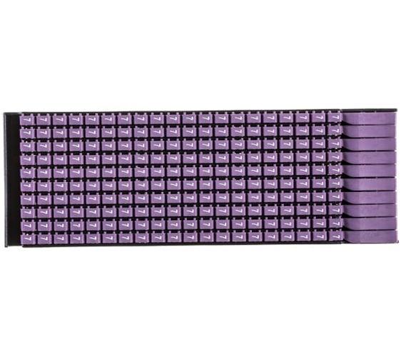 

Маркер на кабель DKC MKF7S2 сечением 1,5-2,5мм символ „7”, "Mark" (уп/200 шт), MKF7S2