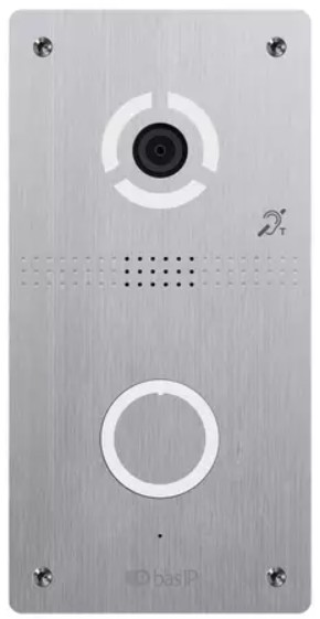 Вызывная панель BAS-IP AV-04FDI IP-домофона, silver