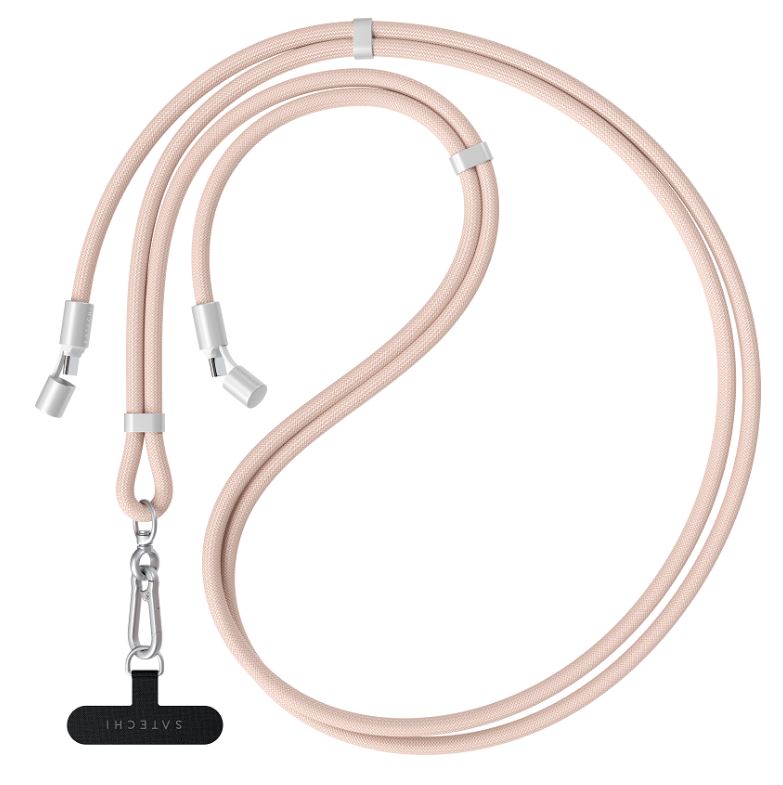 

Кабель интерфейсный Satechi ST-LOTGLR зарядный кабель - ремень через плечо OntheGo Crossbody Lanyard Cable 60W, длина: 1.5м, цвет: пыльно-розовый, ST-LOTGLR