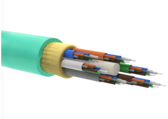

Кабель волоконно-оптический 50/125, 24 волокна DKC RNMBIN50324LSAQ MB в полуплотном буфере 250мкм, в безгелевых микротрубках, OM3, внутренний, LSZH нг, RNMBIN50324LSAQ