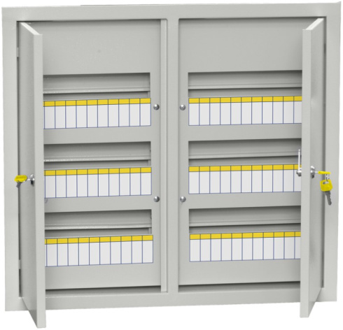 Изображение товара Щит IEK MKM14-V-72-30-T встраиваемый серый распределительный щит