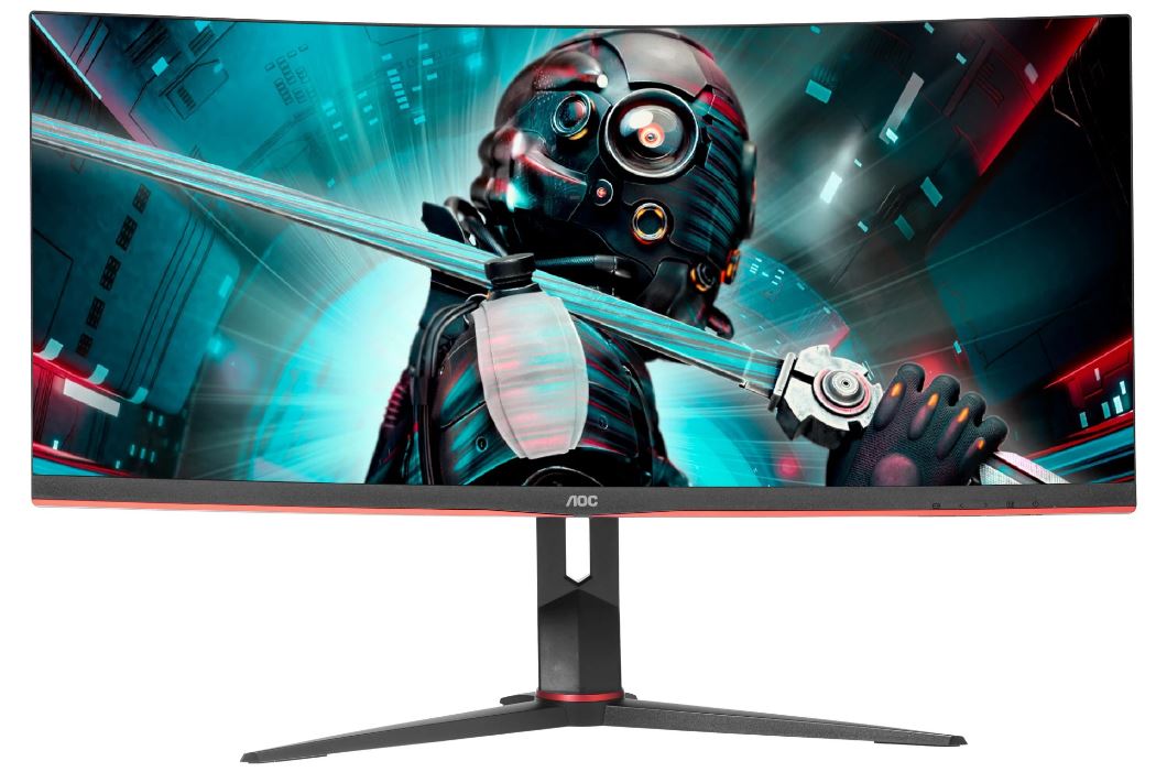 

Монитор 34" AOC CU34G2XP 3440x1440 LED, 21:9, VA, 300cd, 4000:1, 80M:1, 1ms, 178/178, DP, HDMI, 180Hz, сurved R1500, Tilt, HAS, pivot, VESA, black, CU34G2XP