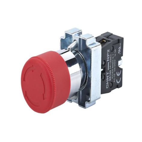 Изображение товара Кнопка Грибок CHINT 574012 22 мм для управления электроприборами