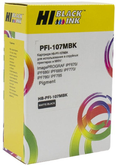 Изображение товара Тонер-картридж Hi-Black 1100070 Матовый черный