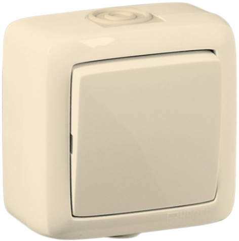 Изображение товара Выключатель одноклавишный HEGEL ВА16-211-01 для освещения