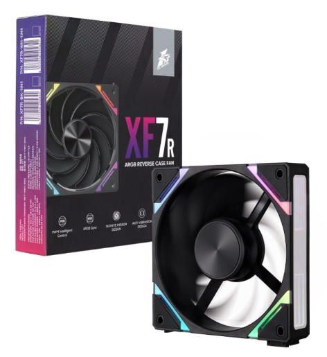 Изображение товара Вентилятор 1STPLAYER XF7R-BK-3IN1