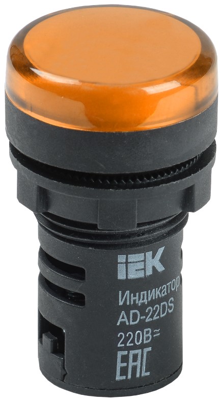

Лампа IEK BLS10-ADDS-230-K05 AD22DS(LED)матрица d22мм желтый 230В, BLS10-ADDS-230-K05