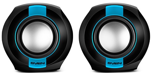 

Компьютерная акустика 2.0 Sven 150 SV-013509 5 Вт, 100-20000 Гц, USB, Black-Blue, 150