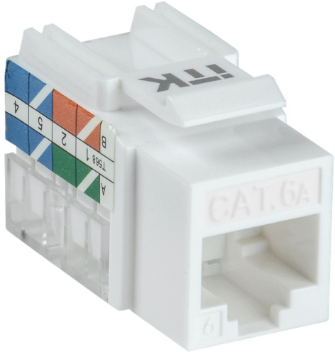 Изображение товара Модуль Keystone RJ45 UTP ITK CS1-1C6AU-11 6а до 500 МГц