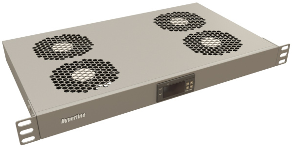 фото Вентиляторный модуль  Hyperline TRFA-WB-MICR-4F-RAL7035