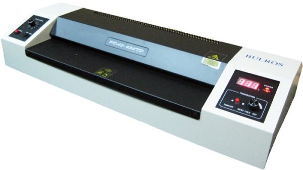 Изображение товара Профессиональный пакетный ламинатор Bulros PDA2-450TD для офисов и домашних условий