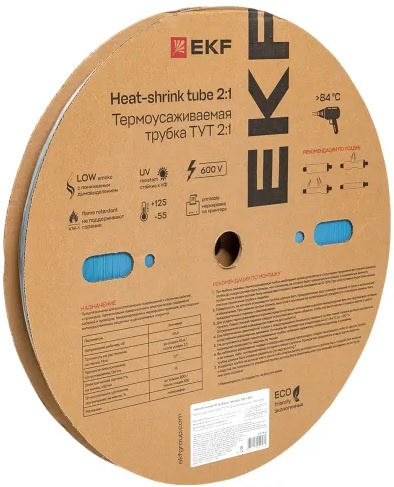 Изображение товара Термоусаживаемая трубка EKF tut-16-g