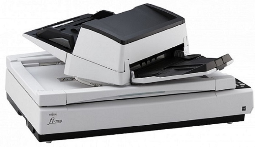 

Сканер Fujitsu fi-7700 PA03740-B001 А3, 100 стр./мин (при 200 dpi), ADF 300 + планшет, USB 3.0, двухсторонний, fi-7700