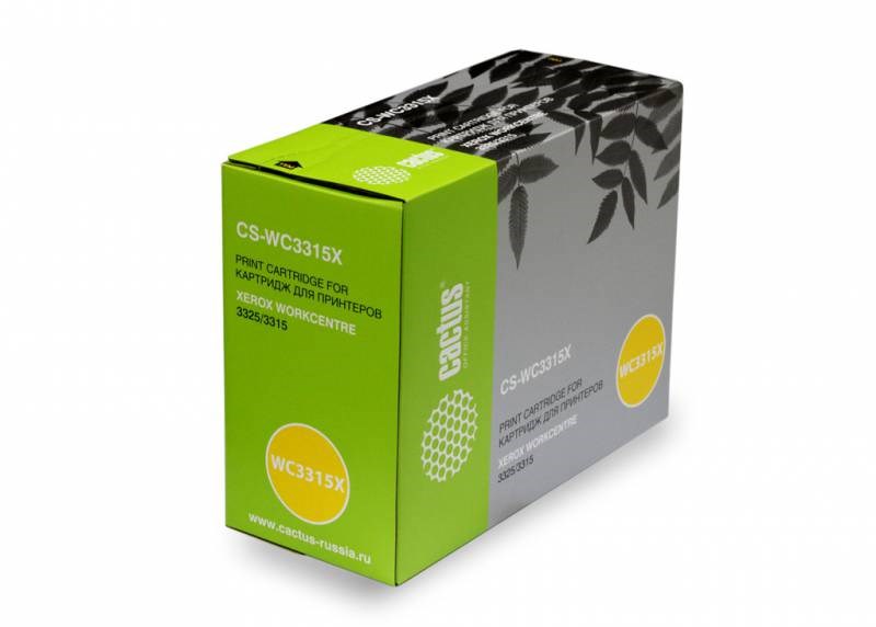 

Картридж Cactus CS-WC3315 для Xerox WorkCentre 3315 (106R02308) (2300стр.), CS-WC3315