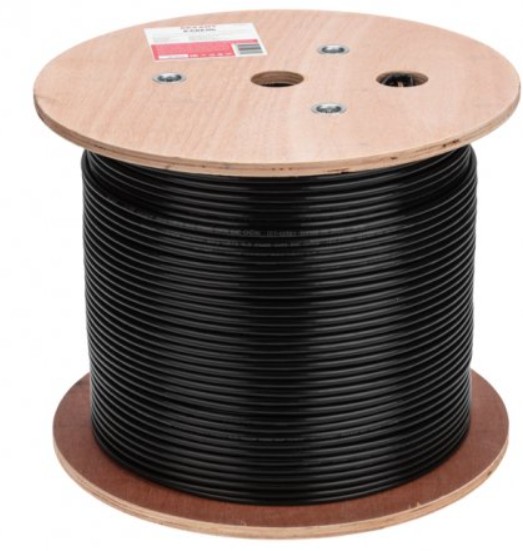 

Кабель витая пара U/UTP 6 кат. 4 пары Rexant 01-0058 PE, 4PR, 23AWG, OUTDOOR, SOLID, черный, 305м REXANT, 01-0058