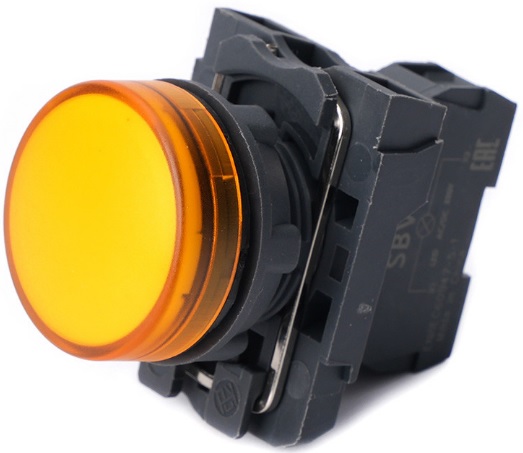 

Лампа сигнальная Systeme Electric SB5AVM5 SB5 в сборе модульная 22 мм желтая 230-240В АС, SB5AVM5