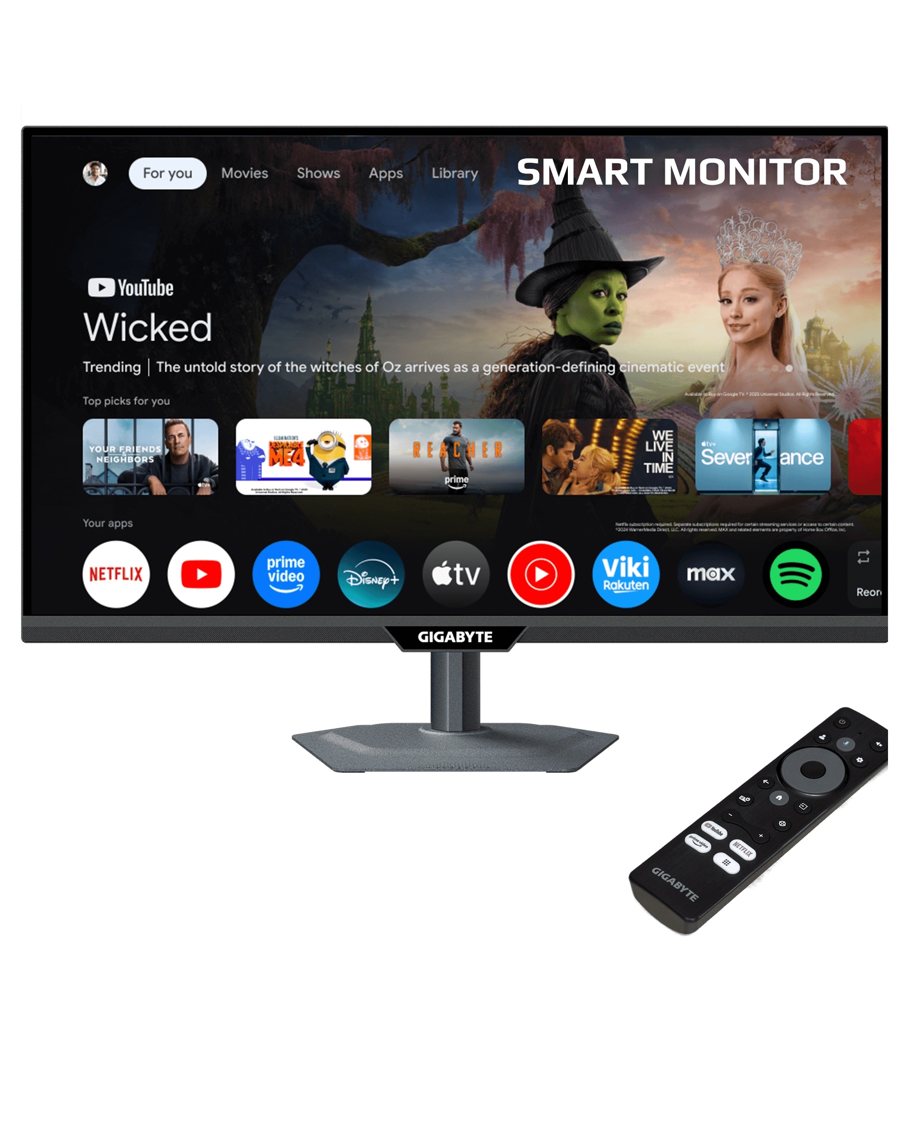 

Монитор 27" GIGABYTE M27QS 2560x1440, LED, 16:9, IPS, 350cd, 1000:1, 1ms, 178гр/178гр, DP, HDMI, USB, 160Hz, black, M27QS