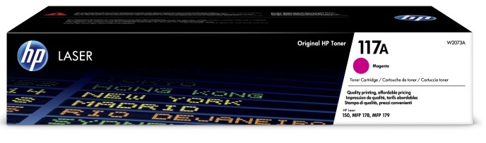 

Тонер-картридж HP 117A W2073A пурпурный (700 стр) для HP Color Laser MFP 179 fnw, 117A